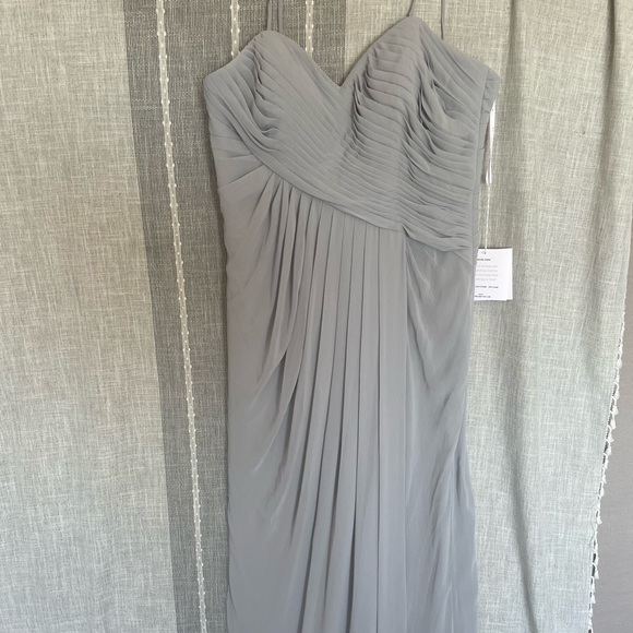 Watters and Watters French Blue Gown 8541 - Picture 3 of 6